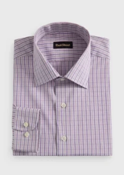 All Year Cotton Plaid Sport Shirt