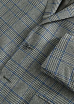 All Year Wool & Cashmere Plaid Jacket