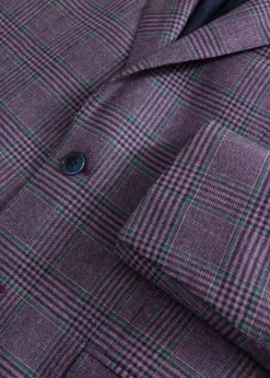 All Year Wool & Cashmere Plaid Jacket