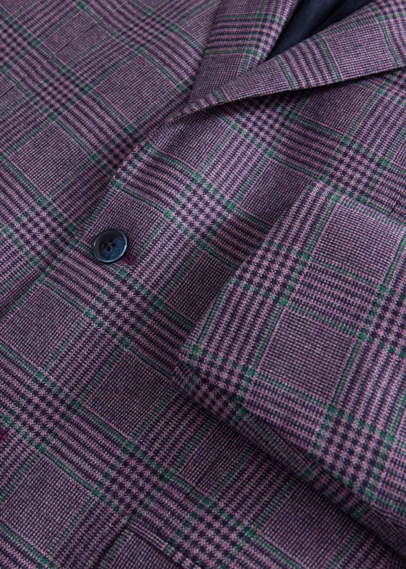 All Year Wool & Cashmere Plaid Jacket