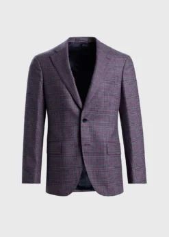 All Year Wool & Cashmere Plaid Jacket
