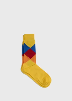 Argyle Crew Sock