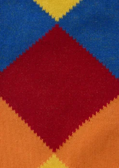 Argyle Crew Sock