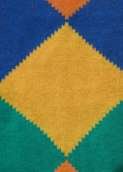 Argyle Crew Sock