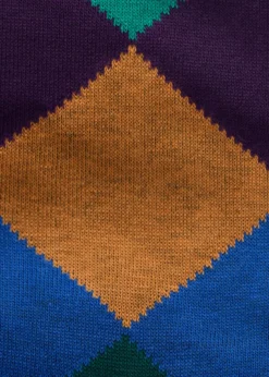 Argyle Crew Sock