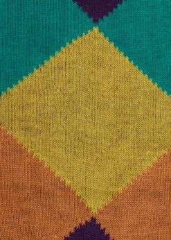 Argyle Crew Sock