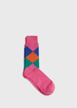 Argyle Crew Sock