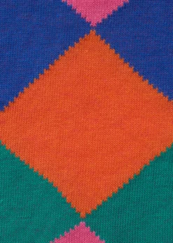 Argyle Crew Sock