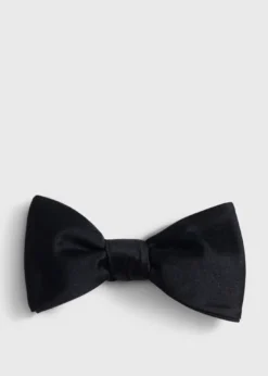 Banded Satin Formal Bow Tie