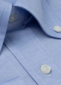 Blue Sea Island Cotton Dress Shirt
