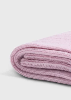 Cashmere Blend Ribbed Sock