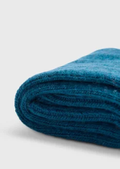 Cashmere Blend Ribbed Sock