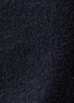 Cashmere Coat with Faux Fur Collar