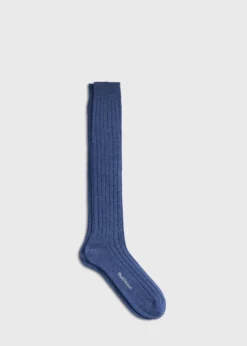 Cashmere Ribbed Sock