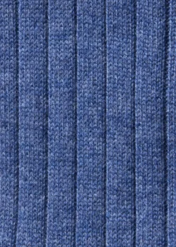 Cashmere Ribbed Sock