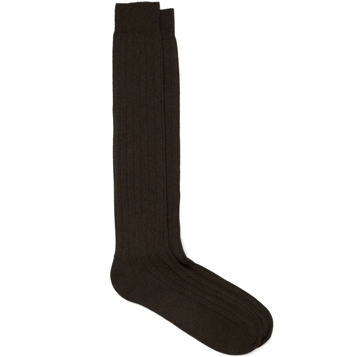 Cashmere Ribbed Sock