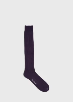 Cashmere Ribbed Sock