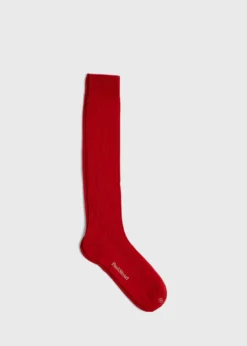 Cashmere Ribbed Sock