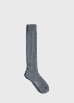 Cashmere Ribbed Sock
