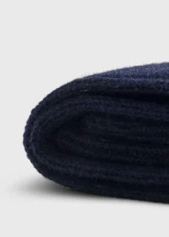 Cashmere Ribbed Sock