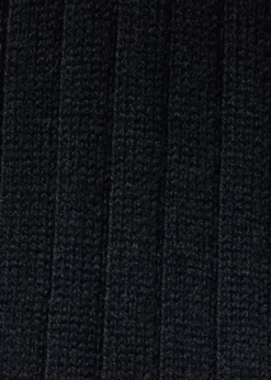 Cashmere Ribbed Sock