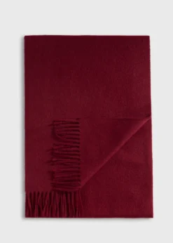 Cashmere Scarf with Man on the Fence Logo