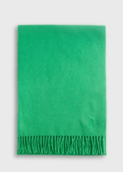 Cashmere Scarf with Man on the Fence Logo