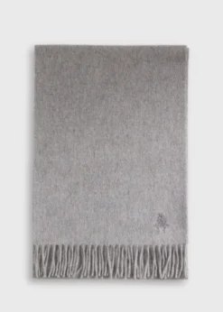 Cashmere Scarf with Man on the Fence Logo