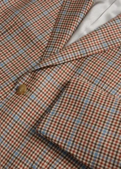 Cashmere & Silk Plaid Jacket