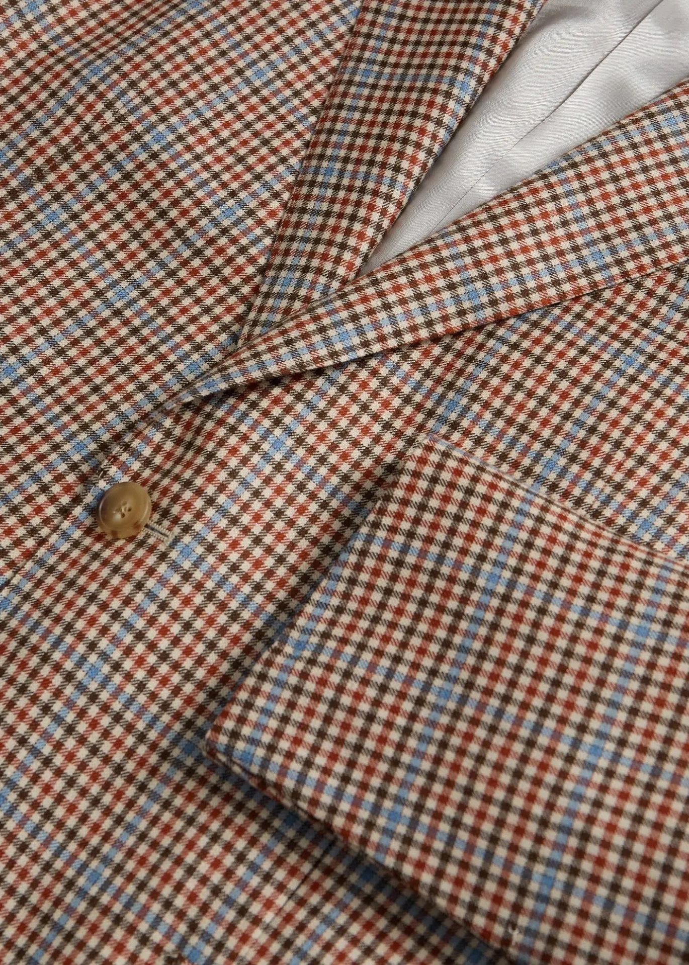 Cashmere & Silk Plaid Jacket