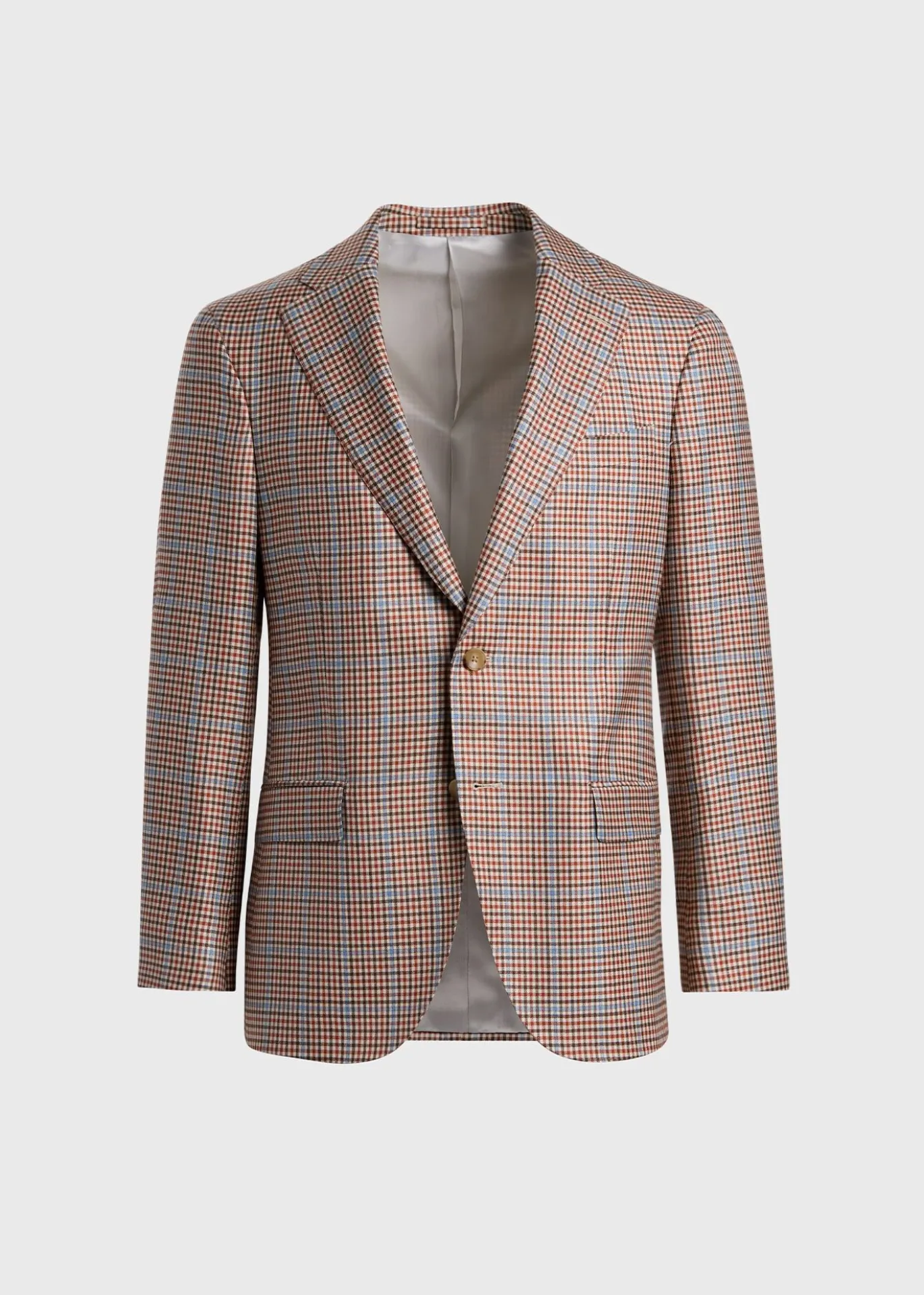 Cashmere & Silk Plaid Jacket