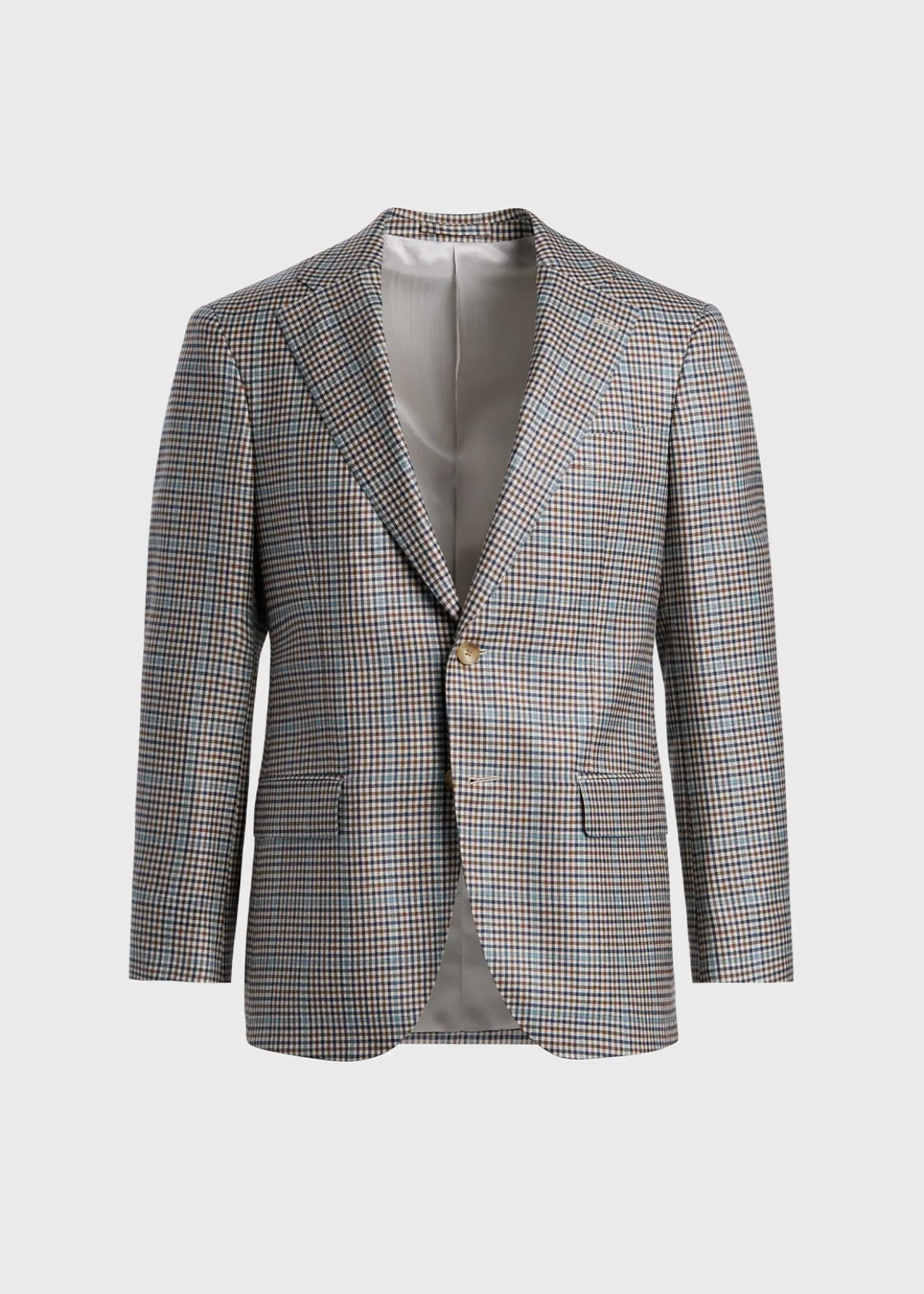 Cashmere & Silk Plaid Jacket