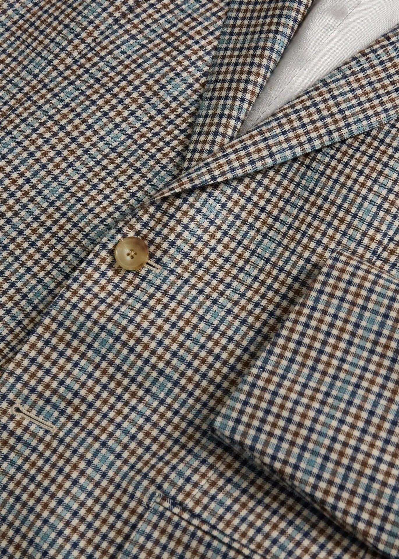 Cashmere & Silk Plaid Jacket