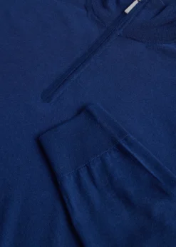 Cashmere & Silk Quarter ZipPullover