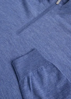 Cashmere & Silk Quarter ZipPullover