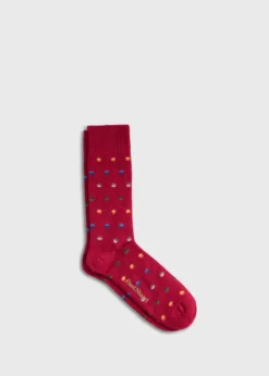 Chunky Colorful Dot Sock