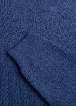 Classic Alpaca Links V-Neck Sweater