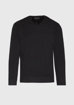 Classic Alpaca Links V-Neck Sweater