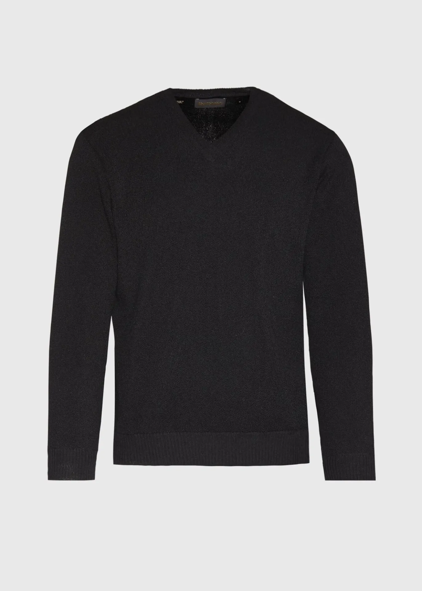 Classic Alpaca Links V-Neck Sweater