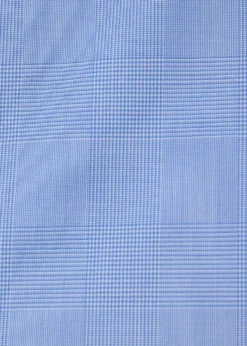 Classic Spread Collar Check Dress Shirt