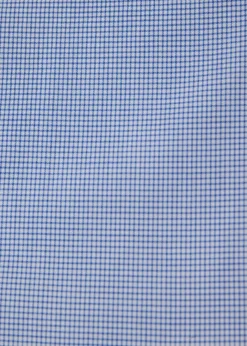 Classic Spread Collar Grid Dress Shirt