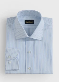 Cotton Deco Stripe Dress Shirt