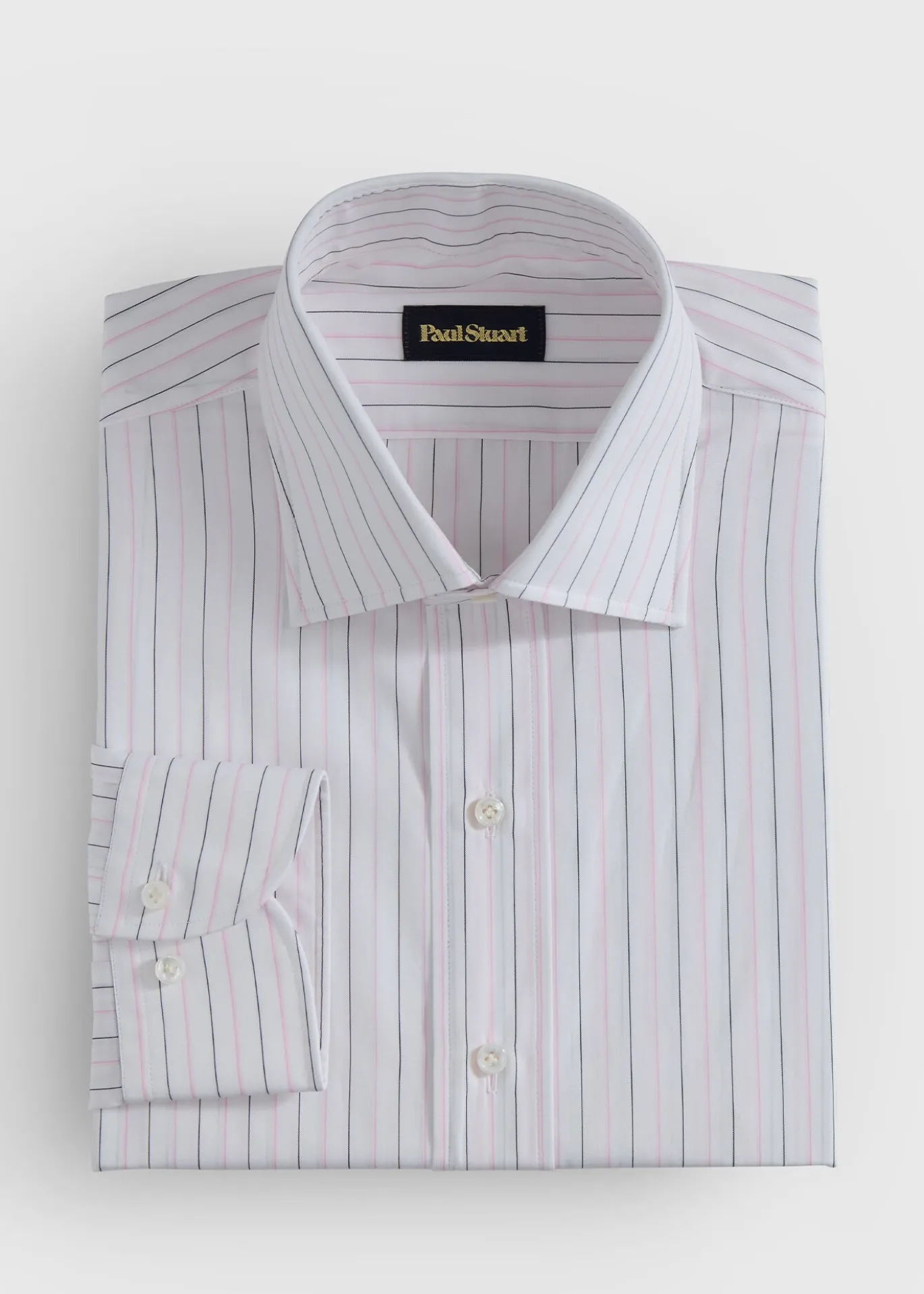 Cotton Deco Stripe Dress Shirt