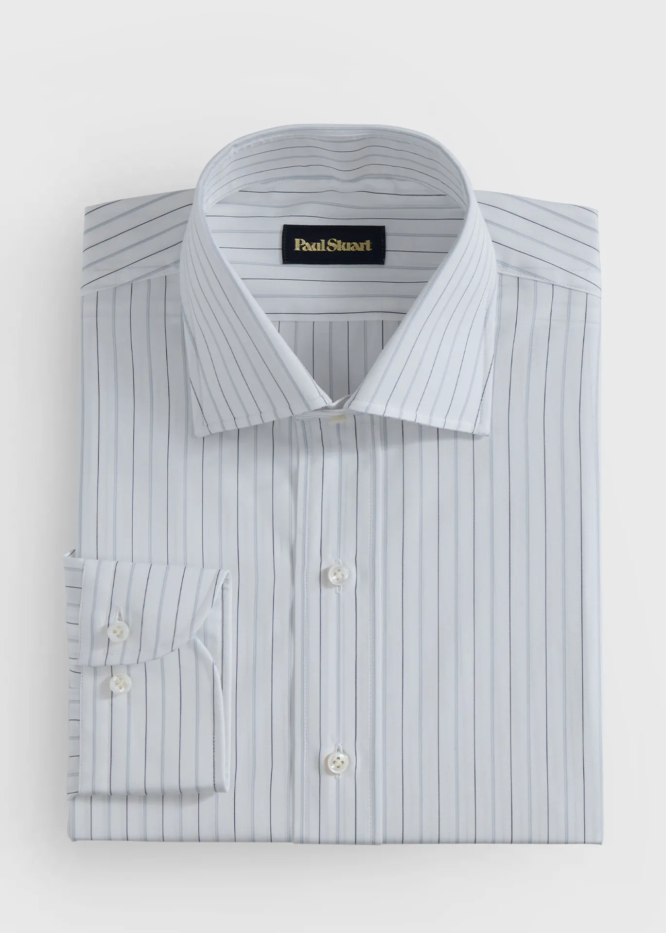 Cotton Deco Stripe Dress Shirt