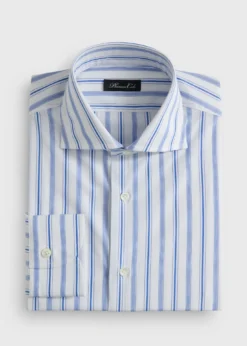 Cotton Deco Stripe Dress Shirt