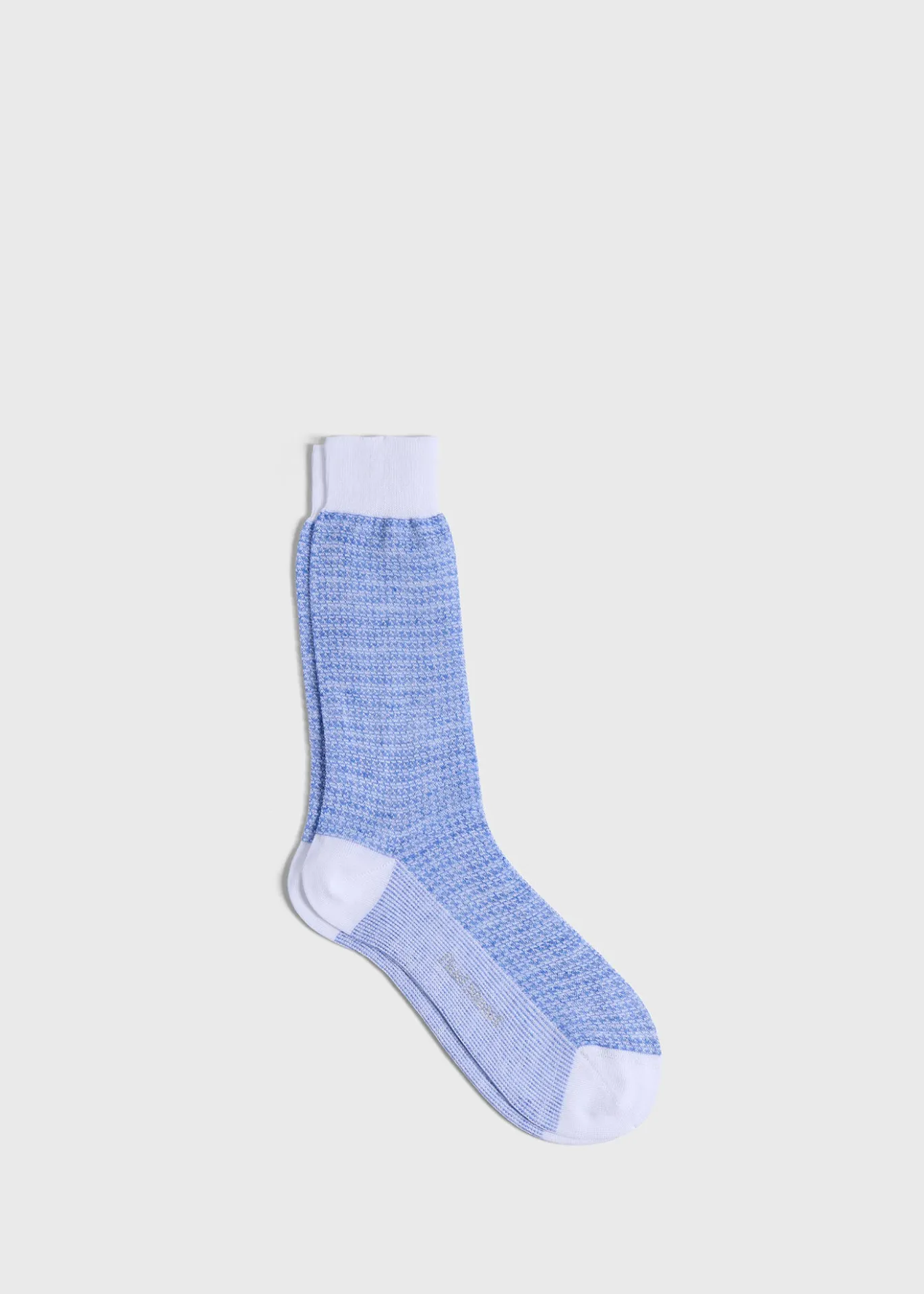 Cotton & Linen Houndstooth Sock