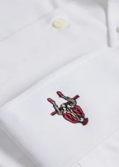 Cotton Oxford Logo Sport Shirt