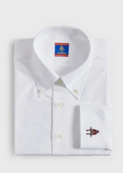 Cotton Oxford Logo Sport Shirt
