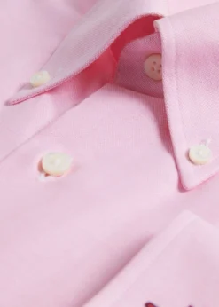Cotton Oxford Logo Sport Shirt
