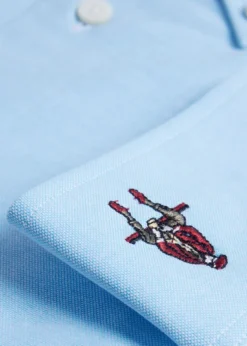 Cotton Oxford Logo Sport Shirt